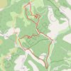 Saint-Pierre-La-Feuille château de Roussillon GPS track, route, trail