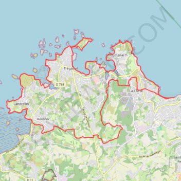 Perros-Guirec GPS track, route, trail