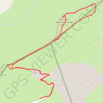 Soleilhas - Vauplane - La Bernarde GPS track, route, trail