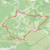 Monoblet - Les Jumelles - Aubret - Fressac GPS track, route, trail
