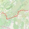 Grande Traversée de l'Hérault - de Roussières à La Font du Griffe GPS track, route, trail