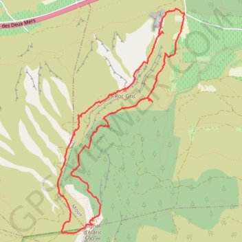 Le Signal d'Alaric - Moux GPS track, route, trail