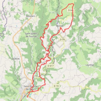 TransMaursoise - Maurs GPS track, route, trail