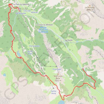 Ceillac Randonnée GPS track, route, trail