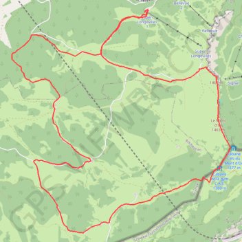 Mont d'or GPS track, route, trail