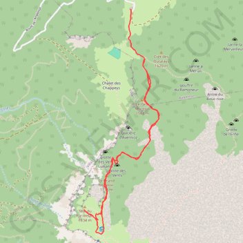 Tête du Parmelan GPS track, route, trail