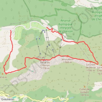 Gréolières-les-Neiges GPS track, route, trail