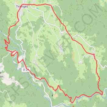 Chalancon GPS track, route, trail