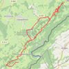 Les pistes de Charquemont : La boucle de la combe saint Pierre, La montée et boucle de Fournet Blancheroche GPS track, route, trail