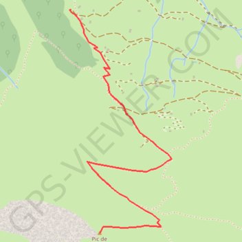 Pic Bergons GPS track, route, trail