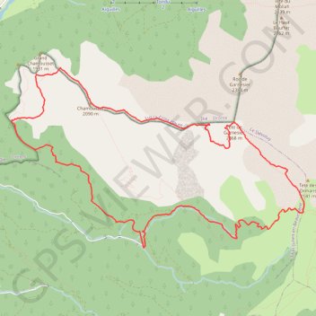 Tête de Garnesier en boucle (Devoluy) GPS track, route, trail