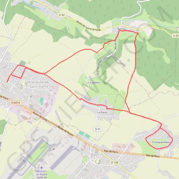 Franquevillette GPS track, route, trail