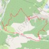 Les gorges de saint pierre GPS track, route, trail