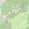 Grand Salève - Sentier de Sarrot-Saut Gonet - T5 à T6 (Randonnée Pédestre) GPS track, route, trail