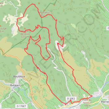 Saint Chinian GPS track, route, trail
