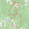 Saint Michel d'Euzet - La chartreuse de Valbonne GPS track, route, trail