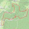 Roches d'Orvaz et roche de la Fauconnière GPS track, route, trail