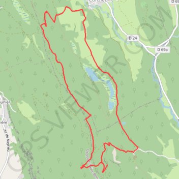 Belvédère de Saint-Julien GPS track, route, trail