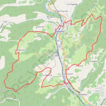 Pays Beaujolais - Pierres Dorées - Chamelet GPS track, route, trail