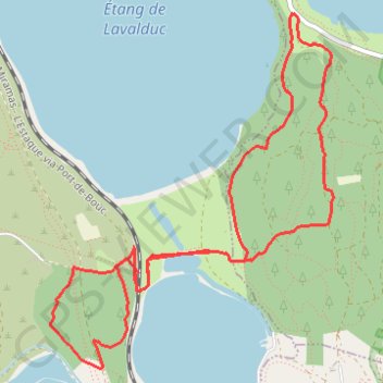 Saint blaise à étang de l'estomac (Fos sur mer) GPS track, route, trail