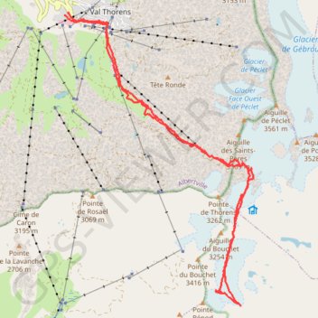 Pointe Renod (Vanoise) GPS track, route, trail