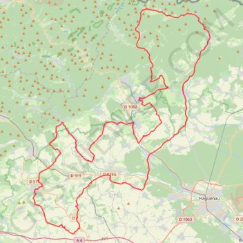 Les Monuments Napoléoniens - Lembach GPS track, route, trail