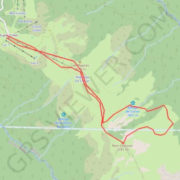 Petite alevard GPS track, route, trail