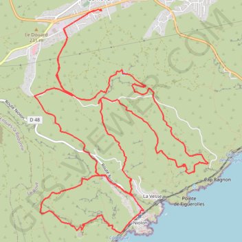 Le Rove GPS track, route, trail