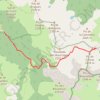 Roc Blanc depuis la réserve d'Orlu GPS track, route, trail