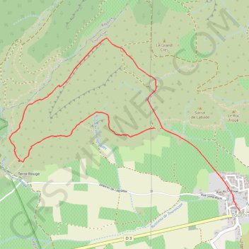 Tournissan-6,6km GPS track, route, trail