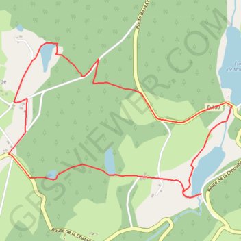 Circuit des étangs - Lamazière-Basse - Pays de Haute Corrèze GPS track, route, trail