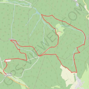 Chemins du Cœur des Vosges - La Roche Goutteuse GPS track, route, trail