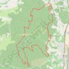 Bois du Laoul - ravin de Bardalene GPS track, route, trail