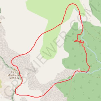 Antécime du Pic de Montbrison GPS track, route, trail