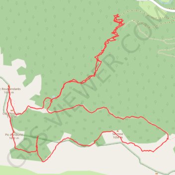 Roumendarés-Andurthe-Sérisse GPS track, route, trail