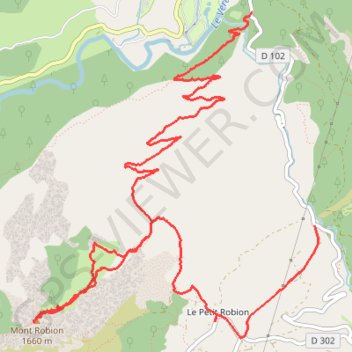 Petit Robion-Castellane GPS track, route, trail