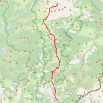 Traversée des Alpes - Étape 30 GPS track, route, trail