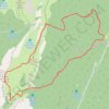 Rocher de Lorzier depuis le Col de la Charmette (Chartreuse) GPS track, route, trail