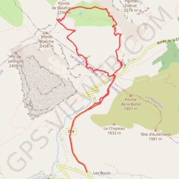 Col de Balafrasse (Bornes-Aravis) GPS track, route, trail