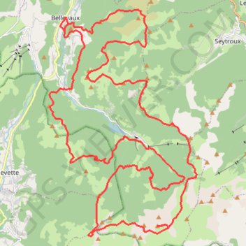 Trail des Allobroges 2012 Trailaulongcours GPS track, route, trail