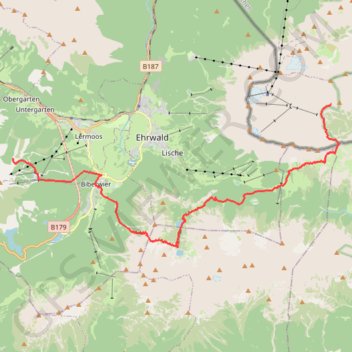 Via-Alpina R46 & R47 - Knorr Hutte - Wolfratshauser Hutte GPS track, route, trail