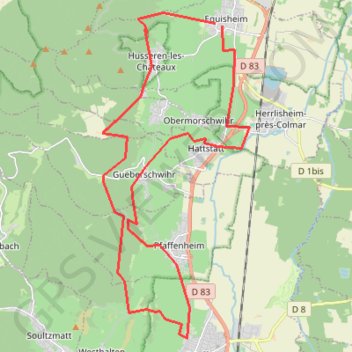 Eguisheim à A la Ville de Nancy GPS track, route, trail