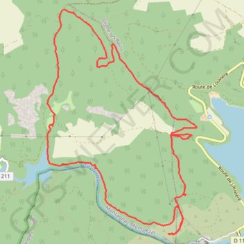 Montpezat GPS track, route, trail