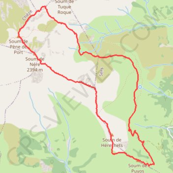 898 Soum de Nère GPS track, route, trail