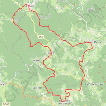 MORVAN DIMANCHE B GPS track, route, trail