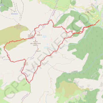 Etale, tour et sommet au départ de la Fontaine Bartoud GPS track, route, trail