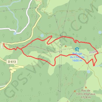 La Cabanette GPS track, route, trail