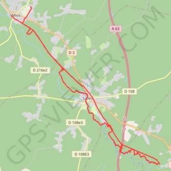 Graou GPS track, route, trail