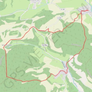 Chatoillenot - bois du grand maisonnais GPS track, route, trail