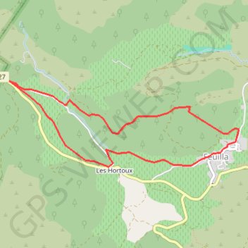 Feulla GPS track, route, trail